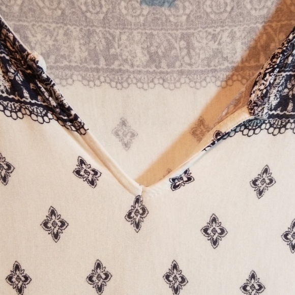 💥❤🎪Chico's Poncho Style Sleeves Top - Picture 4 of 5